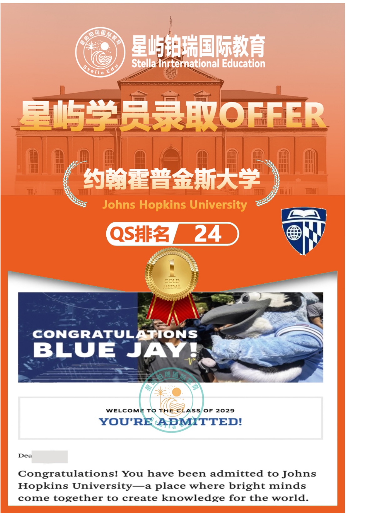 约翰霍普金斯录取